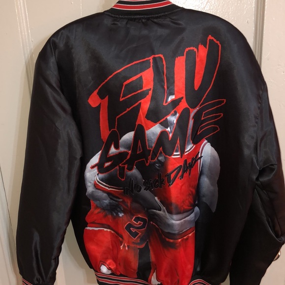 Retro Label No Sick Days Jacket (Retro 12 Flu Game) - Picture 3 of 3